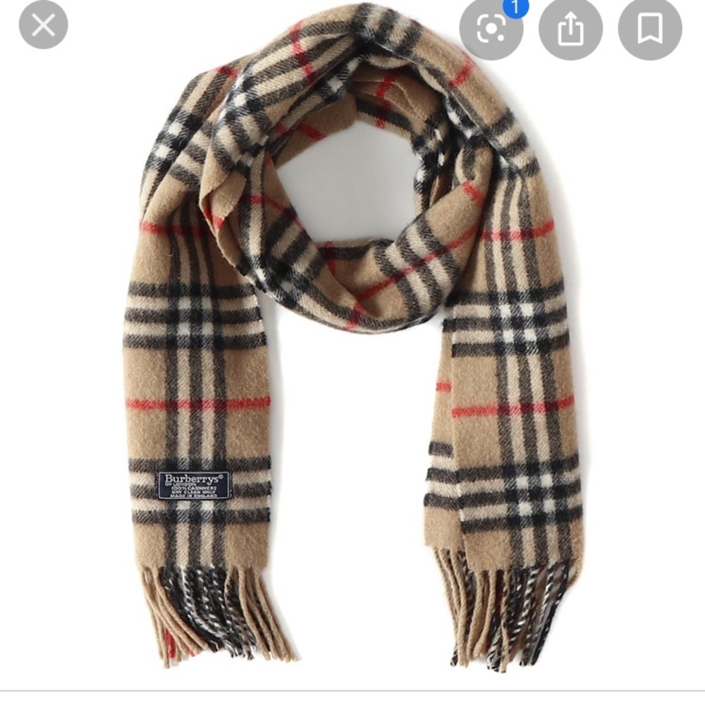 Burberry Cashmere/Wool Scarf